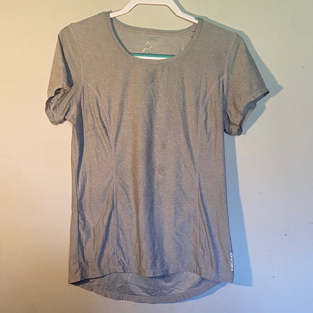 Head Women's Light Gray Short Sleeve Tee